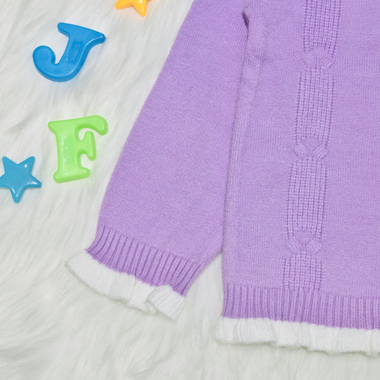 Purple Fashion Sweater Cardigan SC6306A