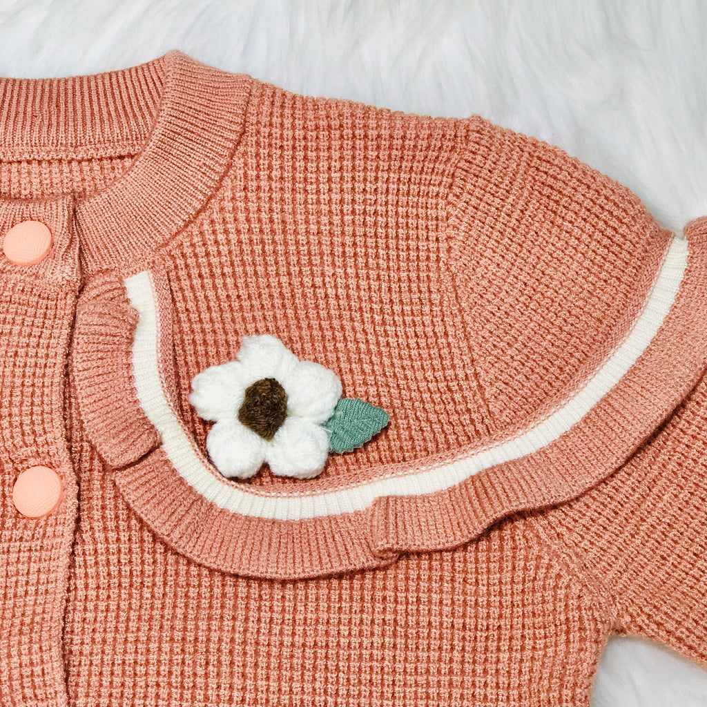 Rose Pink Fashion Sweater Cardigan SC6307C