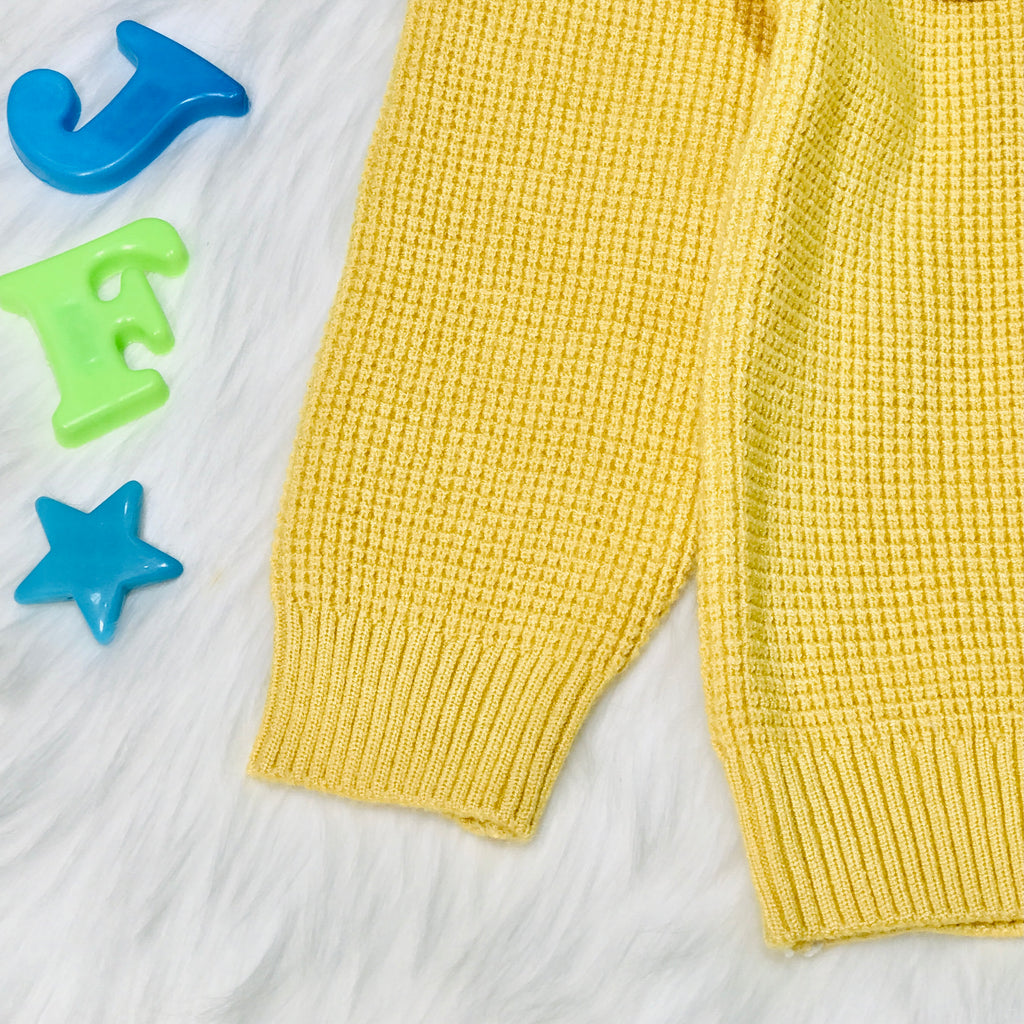 Mustard Fashion Sweater Cardigan SC6307B