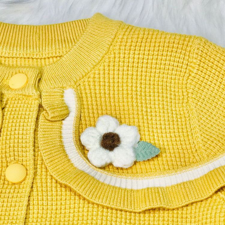 Mustard Fashion Sweater Cardigan SC6307B