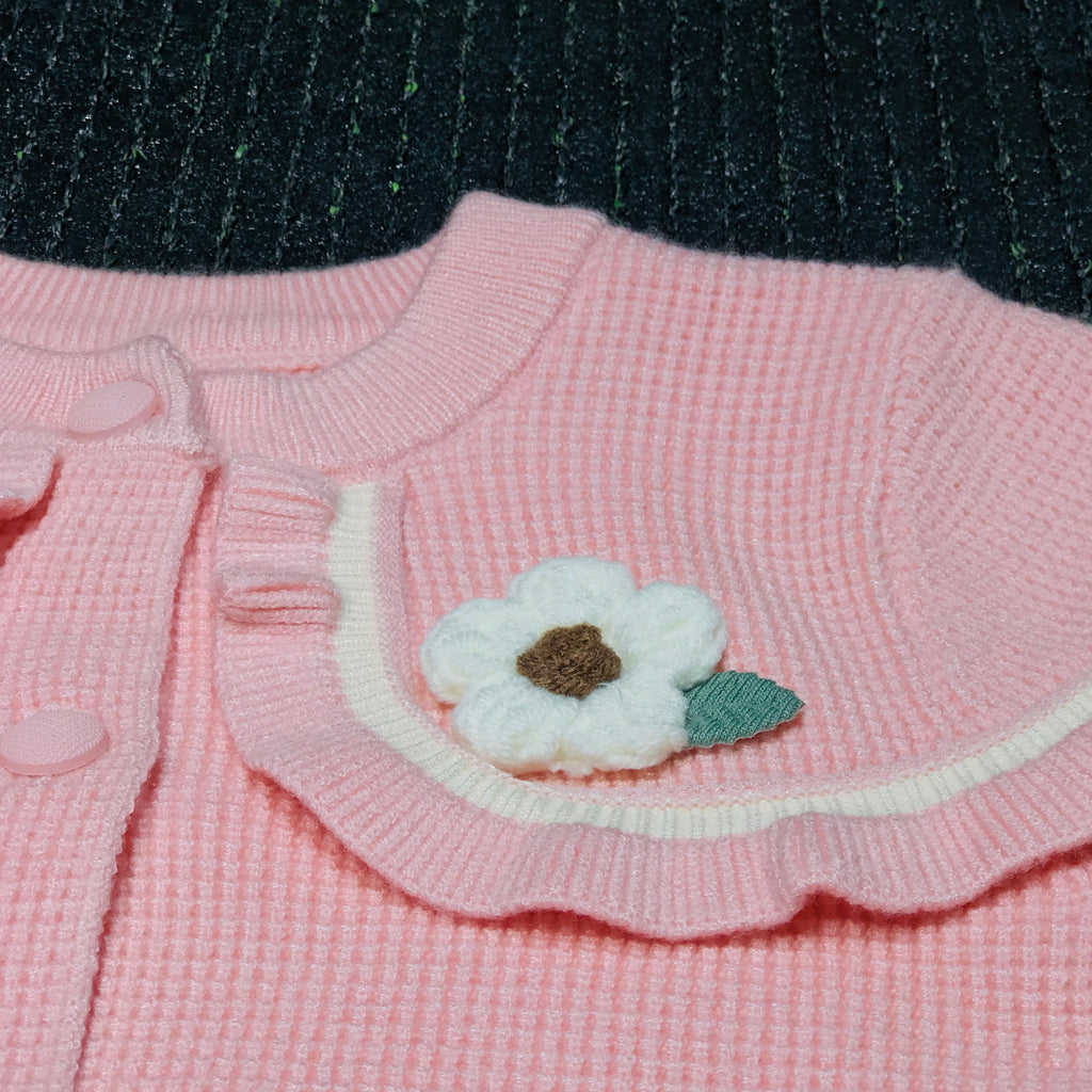 Baby Pink Fashion Sweater Cardigan SC6307A