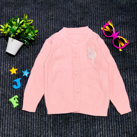 Pink Girls Fashion Sweater Cardigan SC6301A