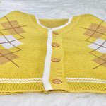 Mustard Fashion Sweater Cardigan SC6305B