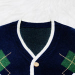 Navy Blue Fashion Sweater Cardigan SC6305A