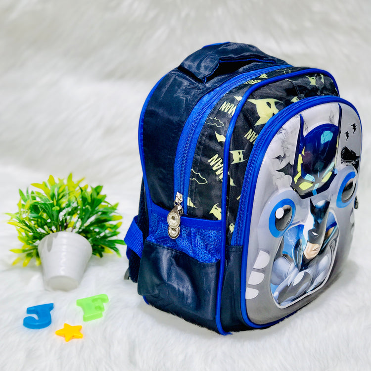 Premium Quality Batman 3 D School Bag for Boys of Preschool & Grade 1-5 BG5534B