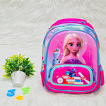 Premium Quality Alska 3 D School Bag for Girls of Preschool & Grade 1-5 BG5535A