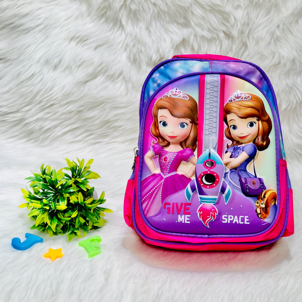 Premium Quality Backpack Sofia School Bag for Girls of Preschool, Prep and Nursery BG5538F