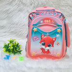 Pink Cat School Backpack With Pouch Bag 2 Pc BG5541C