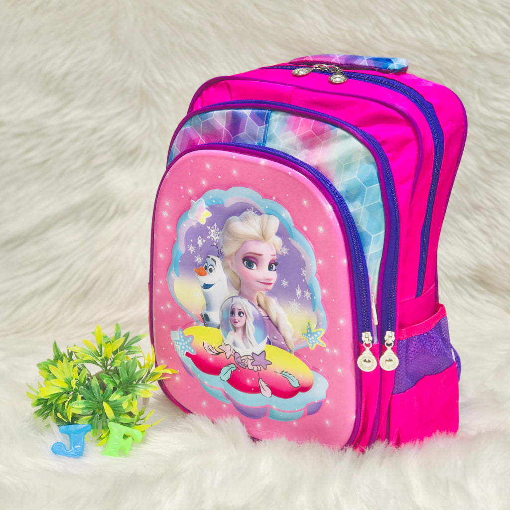 Pink Barbie Doll 16 Inches Premium Quality Girls School Bag BG5544B