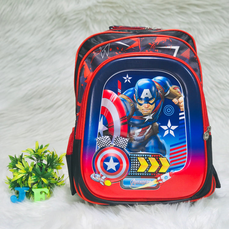 Black Avengers 16 Inches Premium Quality Boys School Bag BG5544C