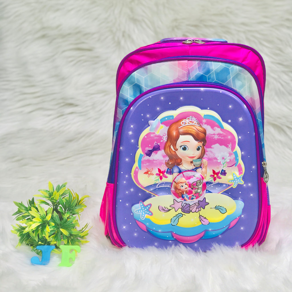 Pink Sofia 16 Inches Premium Quality Girls School Bag BG5544F