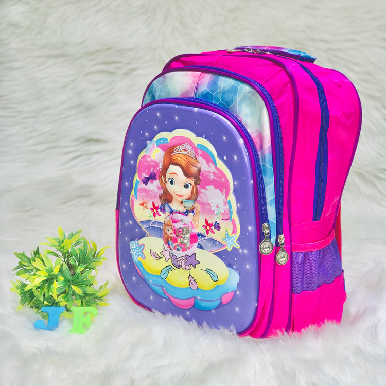 Pink Sofia 16 Inches Premium Quality Girls School Bag BG5544F