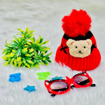 Red Baby Winter Woolen Warm Cap CP5078A