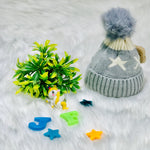 Gray Baby Winter Woolen Warm Cap CP5078C