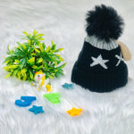 Black Baby Winter Woolen Warm Cap CP5078D