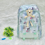 Pistachio Green Diaper Bag for Mother Travel - Baby Bear Diaper Backpack Bag BG5547B