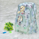 Pistachio Green Diaper Bag for Mother Travel - Baby Bear Diaper Backpack Bag BG5547B