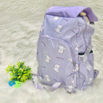 Purple Diaper Bag for Mother Travel - Baby Bear Diaper Backpack Bag BG5548A