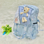 Sky Blue Diaper Bag for Mother Travel - Baby Bear Diaper Backpack Bag BG5548D