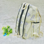 Cream Diaper Bag for Mother Travel - Baby Bear Diaper Backpack Bag BG5548B