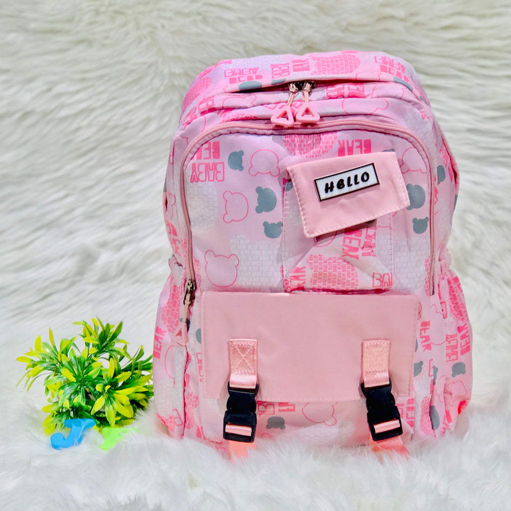 Pink Diaper Bag for Mother Travel - Baby Diaper Backpack Bag BG5549