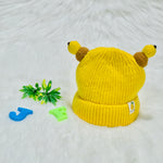 Yellow Winter Baby Fashion Knitted Woolen Warm Cap CP5069D