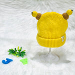 Yellow Winter Baby Fashion Knitted Woolen Warm Cap CP5069D