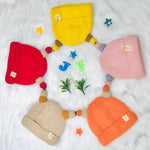 Yellow Winter Baby Fashion Knitted Woolen Warm Cap CP5069D