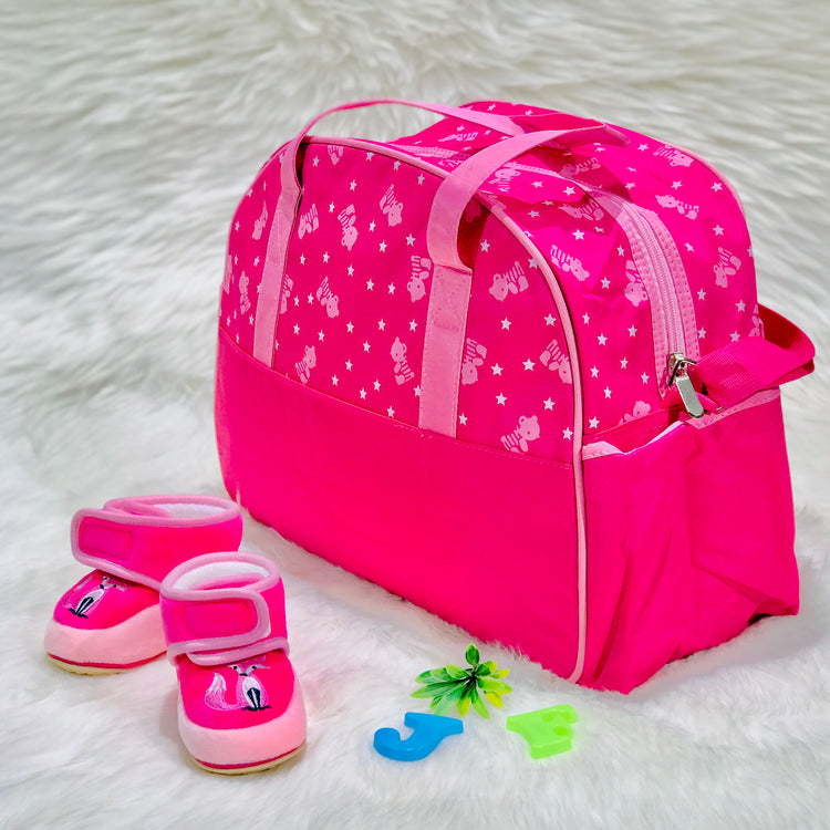 Pink Mother Travel Baby Diaper 2 PCs Bag BG5551A