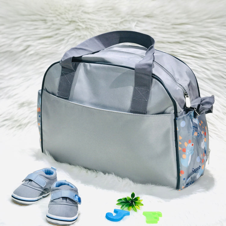 Large Mother Travel Baby Diaper 2 PCs Gray Bag BG5552C