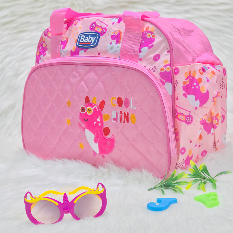 Large Mother Travel Baby Diaper 2 PCs Pink Bag BG5552A