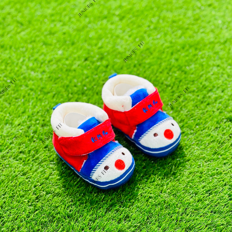 KMR Happy Face Red Warm Winter Shoes SH7002B