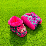 KMR Blue & Pink Cat Warm Winter Shoes SH7001C