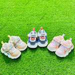 Baby Pink FeKIDS Strap Shoes SH7035C