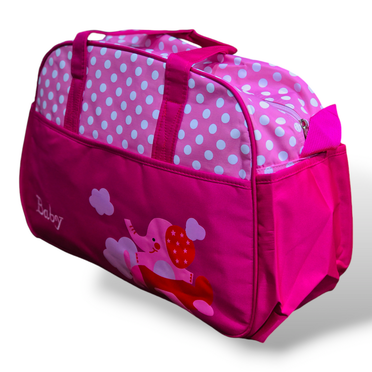 Pink Large Capacity Mother Travel Baby Diaper 2 PCs Bag BG5553B