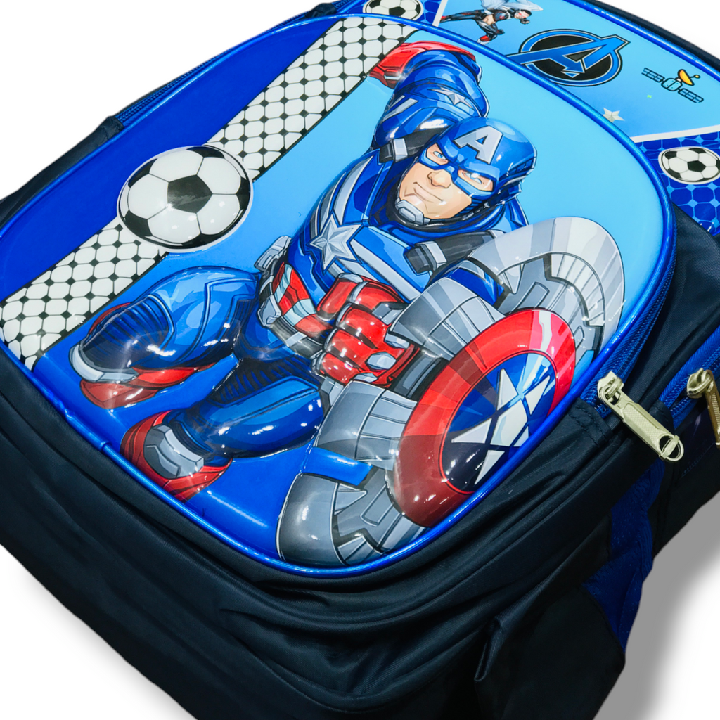 Navy Blue Avengers School Bag 16 Inch - Perfect for Little Superheroes BG5545G