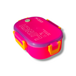 Pink Portable Rectangle Lunch Box With Spoon 1000 ML BCP1053B