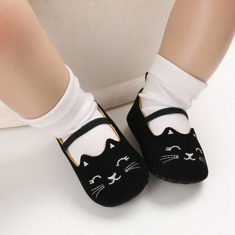 Black Cat Face Booties BTS9071A