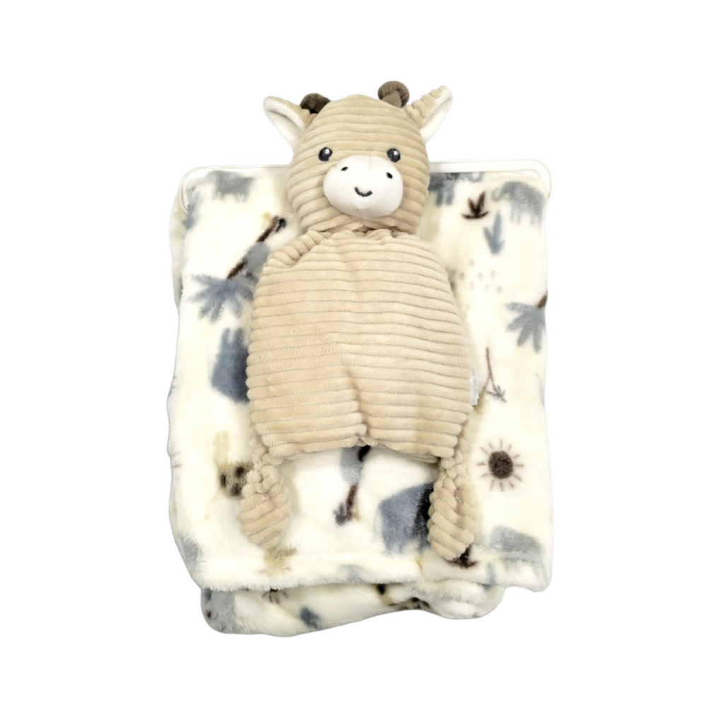 DD Hooded Toy Face Plush Blanket TB6517A