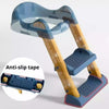 Blue Potty Training Seat Children Potties Folding Baby Potty Infant with Adjustable Step Stools Ladder Urinal Kids Seat BCP1026A