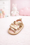 JF Gold Color Summer Rubber-Soled Sandals for Girls SDL7556A