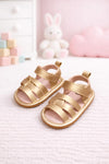 JF Gold Color Summer Rubber-Soled Sandals for Girls SDL7557A