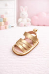 JF Gold Color Summer Rubber-Soled Sandals for Girls SDL7557A