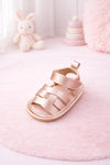 JF Champagne Color Summer Rubber-Soled Sandals for Girls SDL7557C