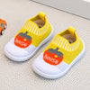 Yellow Baby Soft Bottom Walking Sneakers Toddler Rubber Sole Fruit Character First Walkers Infant Shoes SH7168C