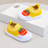 Yellow Baby Soft Bottom Walking Sneakers Toddler Rubber Sole Fruit Character First Walkers Infant Shoes SH7168C