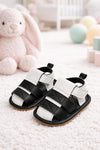 JF Black & White Summer Rubber-Soled Sandals for Boys SDL7560A