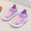 Pink & Purple Baby Soft Bottom Walking Sneakers Toddler Rubber Sole First Walkers Infant Shoes SH7182C