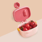 Pink Camera Style 400 ML Portable Milk Powder Formula Dispenser Food Container BCP1058A