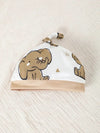New Men's and Children's Autumn and Winter Comfortable Casual Cute Elephant Print Long Sleeve Ha Clothes + Full Print Little Elephant Trousers + Hat Three-piece Set Suitable for Outdoor BS6140C